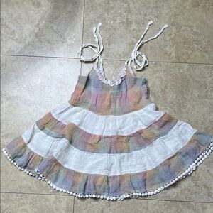 Multicolor Kids Sleeveless Top
